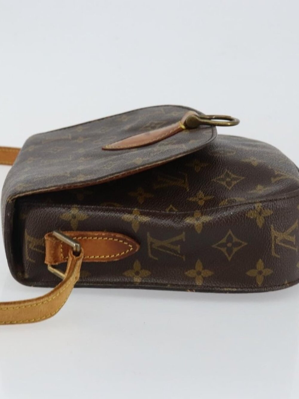 Authentic LOUIS VUITTON Monogram Saint Cloud GM Shoulder Bag M51242 LV - Picture 11 of 16